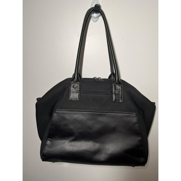 LULULEMON Vinyasa To Vino Black Leather Ex Large Gym Shoulder Bag - Picture 10 of 12